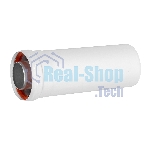 Удлинитель коаксиального дымохода раструбн. Royal Thermo 60/100, 250 мм