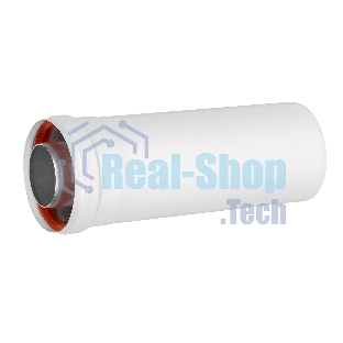 Удлинитель коаксиального дымохода раструбн. Royal Thermo 60/100, 250 мм