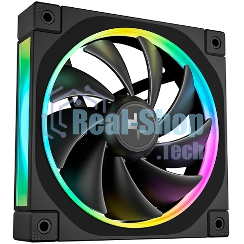 Система жидкостного охлаждения Deepcool LQ360 Ultra ARGb Soc-AM5/AM4/1200/1700/1851 черный 4-pin 38.71dB Al LCD 350W 1840gr Ret (R-LQ360-BKASMC-G-1)
