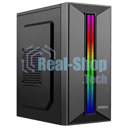 Компьютерный корпус Ginzzu B350 2*USB 2.0,AU RGb