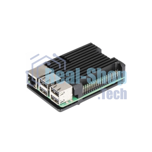 Корпус ACD черный Metal Aluminum Case for Raspberry Pi 3B/3B+