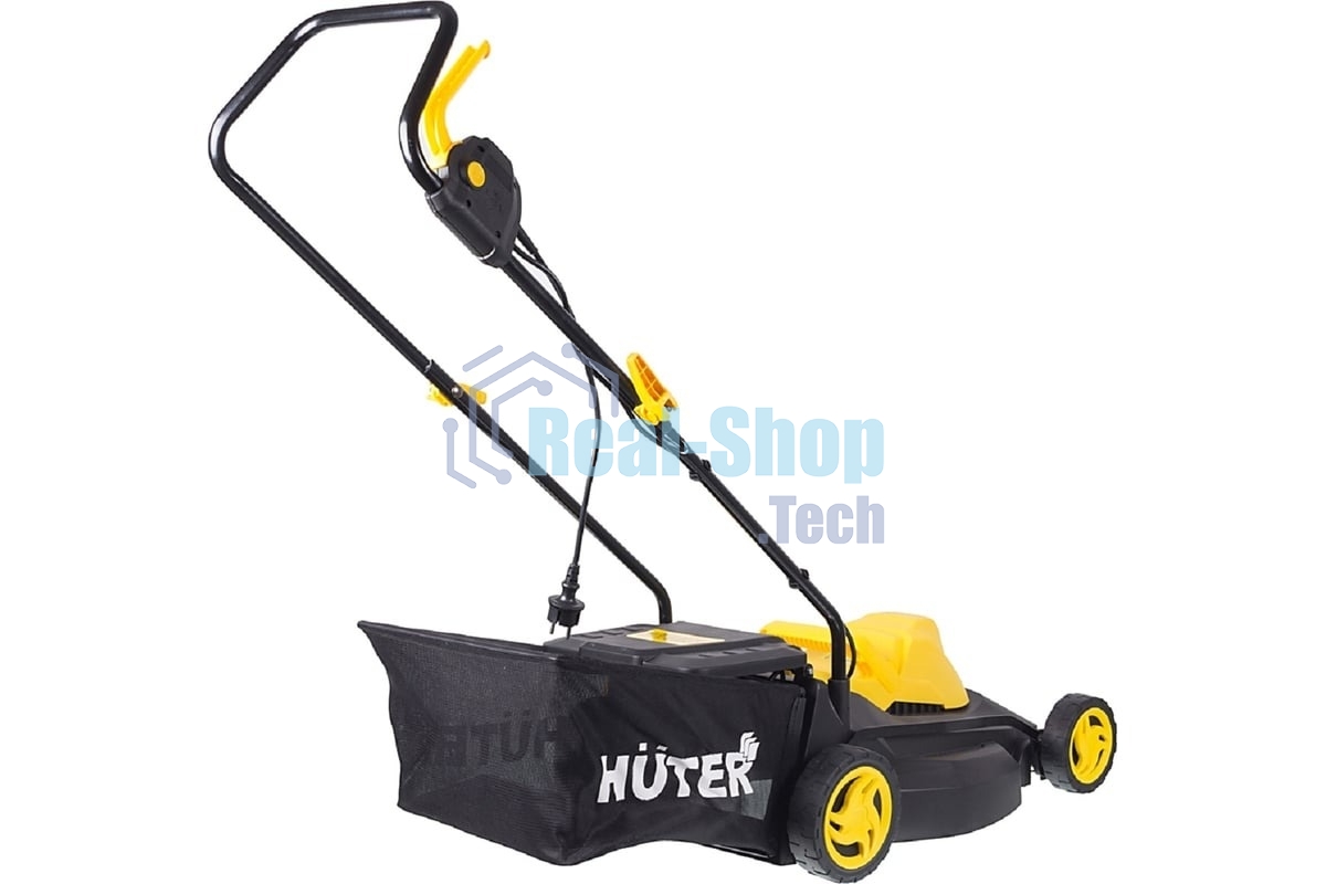 Газонокосилка роторная Huter ELM-2000T, от сети, 2000 Вт