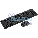 Комплект клавиатура+мышь A4Tech 4200N беспроводной, USB, 1000 DPI, чёрный