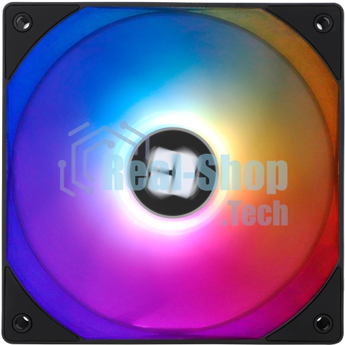 Кулер для корпуса Thermalright TL-C12RB-S V2 Reverse (120x120x25mm, 4-pin PWM, ARGB, 58CFM, 25.6dBA, 1500RPM, черный)