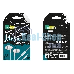 Наушники TWS More Choice G38 белый, вкладыши, Bluetooth, до 4 ч