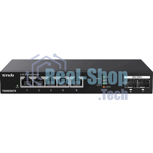 Коммутатор Tenda TEM2007X 5PORT 1000M 2SFP+