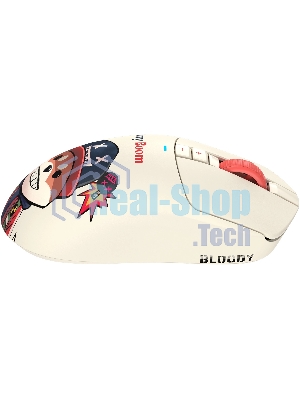 Мышь беспроводная/проводная A4Tech Bloody R72 Ultra Duo Proxy Boom бежевый, 20000 dpi, USB Type-A/Type-C, радиоканал, кнопки-7