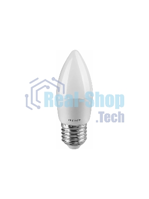Лампа светодиодная ОНЛАЙТ 61129 OLL-C37-6-230-6.5K-E27-FR