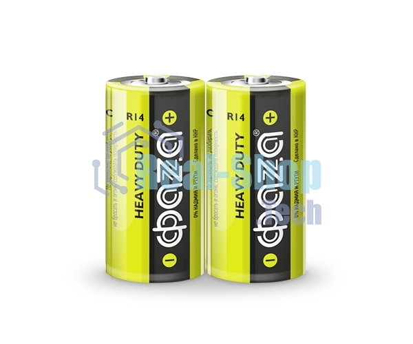Элемент питания солевой R14 Heavy Duty Shrink-2 (уп.2шт) ФАZА 4895205002234, 1.5 В
