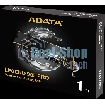 Накопитель SSD ADATA LEGEND 900 PRO, 1Tb, PCIe 4.0 x4, M.2 2280, NVMe, R/W 7400/6000