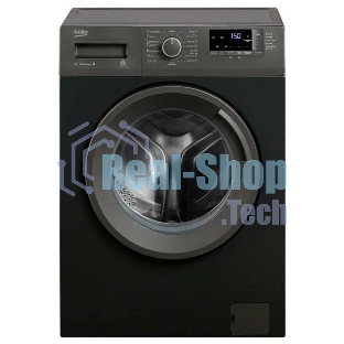 Стиральная машина Beko WRE6512BAA черный, загрузка фронтальная 6 кг, 1000 об/мин, класс: А