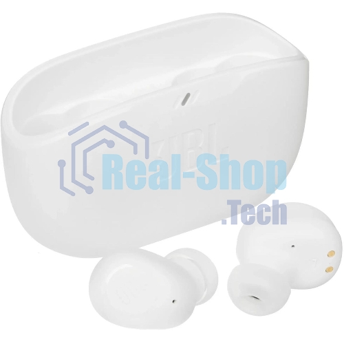 Наушники TWS JBL Wave Buds белый, внутриканальные, Bluetooth, быстрая зарядка, до 8 ч