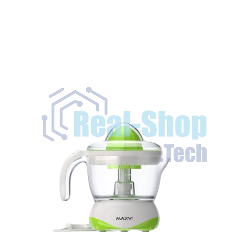 Соковыжималка Maxvi SG401 белый/зелёный, цитрусовая, 40 Вт, 700 мл, механическое