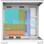Корпус без блока питания Raijintek ATREUS BT7, Midi-Tower, TG, 7x120мм ARGB, 2xUSB-A 3.0 + 1xUSB Type-C , E-ATX, ATX, mATX, mITX White