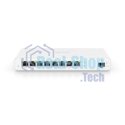 Коммутатор UISP Switch UISP-S PoE-коммутатор, 8х 1G RJ45, 1х SFP, раздача 110 Вт
