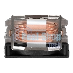 Кулер ExeGate Wizard EXX600-PWM.FRGb (Al+Cu, 6 тепл.трубки, LGA775/1150/1151/1155/1156/1200/1700/1851/AM2/AM2+/AM3/AM3+/AM4/AM5/FM1/FM2/754/939/940, TDP 180W, Fan 120мм PWM, 800-2400RPM, Hydro bearing, 4pin, 11-24db, 540г, FRGb подсветка, с термопастой, на защелках, Color Box)