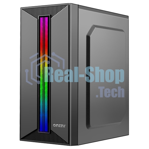 Компьютерный корпус Ginzzu B350 2*USB 2.0,AU RGb