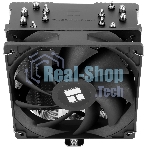 Кулер для процессора Thermalright Burst Assassin 120 SE черный/серебристый (4-pin PWM, 148мм, Al/Cu, 6x6мм, 1x120мм, 66.17CFM, 25.6dBA, 1550RPM, S: 1851/1700/1200/115X, AM5/AM4)