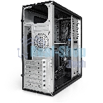 Компьютерный корпус Miditower ExeGate CP-603-UNS450 (ATX, БП UNS450 с вент. 12см, 2хUSB, аудио, черный)