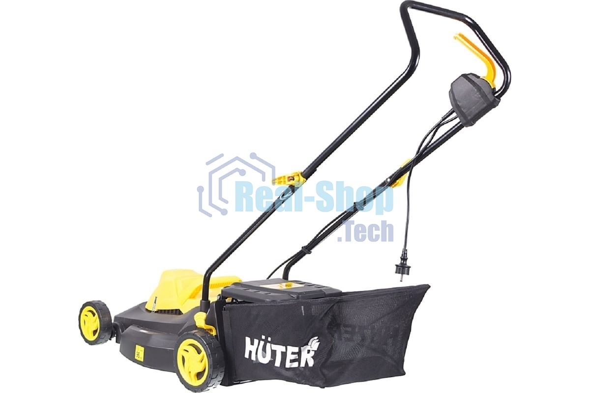 Газонокосилка роторная Huter ELM-2000T, от сети, 2000 Вт