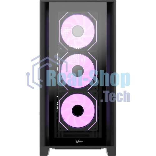 Компьютерный корпус AeroCool/Formula Air Power G8 черный без БП ATX 2xUSB 3.0 1xUSB3.1 audio bott PSU