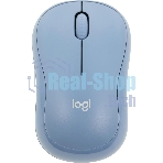 Мышь беспроводная Logitech M221 голубой, 1000 dpi, радиоканал, USB, кнопки - 3