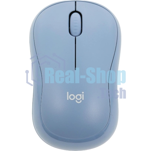 Мышь беспроводная Logitech M221 голубой, 1000 dpi, радиоканал, USB, кнопки - 3