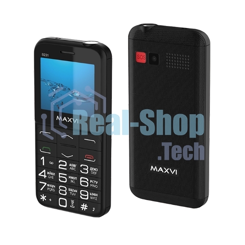 Мобильный телефон Maxvi B231 черный