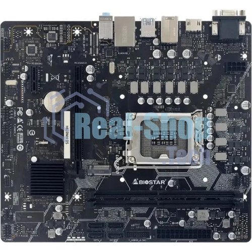 Материнская плата Biostar H610MH D5, LGA 1700, Intel H610, 2xDDR5, 4xSATA, 1xM.2 PCIe 3.0 x4, 1xPCIe 4.0 x16, 1xPCIe x1, 1xHDMI, 1xVGA, 1x 1Gb LAN, 4xUSB-A 2.0, 2xUSB 3.2 Gen 1, 3x3.5 мм, mATX