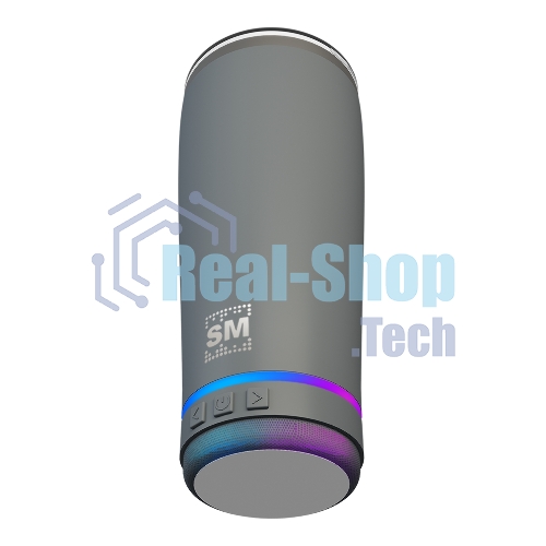 Термокружка с портативной колонкой Soundmax SM-TC001 серый