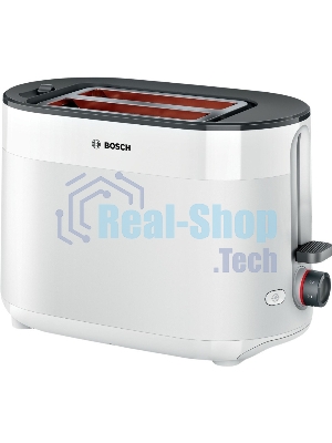 Тостер Bosch TAT2M121 белый, 950 Вт, 2 слота
