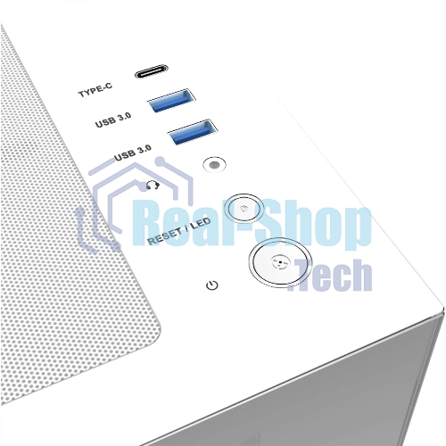 Корпус без блока питания Raijintek ATREUS BT7, Midi-Tower, TG, 7x120мм ARGB, 2xUSB-A 3.0 + 1xUSB Type-C , E-ATX, ATX, mATX, mITX White