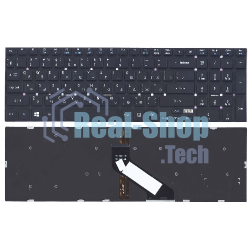 Клавиатура для ноутбука Acer Aspire 5755 5755G 5830 5830G 5830T VN7-791 VN7-791G черная с подсветкой