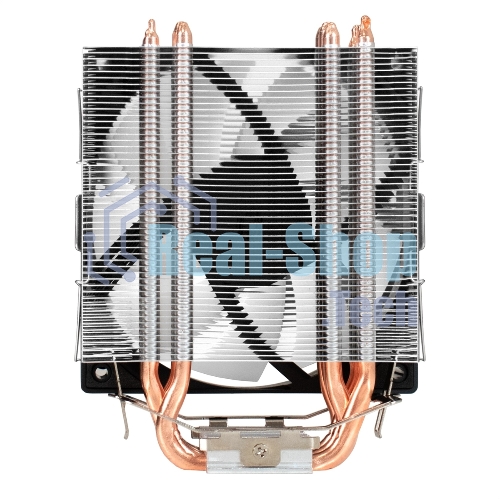 Кулер ExeGate Wizard EXX600-PWM.FRGb (Al+Cu, 6 тепл.трубки, LGA775/1150/1151/1155/1156/1200/1700/1851/AM2/AM2+/AM3/AM3+/AM4/AM5/FM1/FM2/754/939/940, TDP 180W, Fan 120мм PWM, 800-2400RPM, Hydro bearing, 4pin, 11-24db, 540г, FRGb подсветка, с термопастой, на защелках, Color Box)