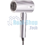Фен JVC JHD012 серый/серебристый, 1800 Вт