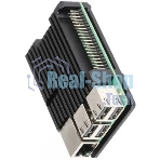 Корпус ACD черный Metal Aluminum Case for Raspberry Pi 3B/3B+