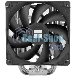 Кулер для процессора Thermalright Burst Assassin 120 SE черный/серебристый (4-pin PWM, 148мм, Al/Cu, 6x6мм, 1x120мм, 66.17CFM, 25.6dBA, 1550RPM, S: 1851/1700/1200/115X, AM5/AM4)