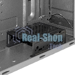 Компьютерный корпус Miditower ExeGate XP-332-UNS350 (ATX, БП UNS350 с вент. 12см, 2хUSB, аудио, черный)