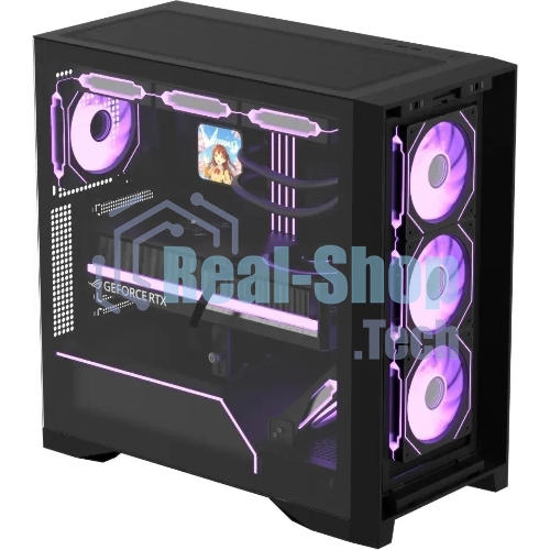 Компьютерный корпус AeroCool/Formula Air Power G8 черный без БП ATX 2xUSB 3.0 1xUSB3.1 audio bott PSU