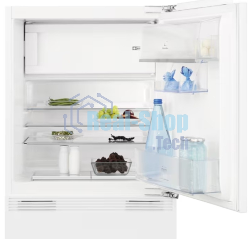 Встраиваемый холодильник Electrolux LFB3AE82R c МК, объем МК 16 л, полезный объем холодильника 94 л, механическое управление, В=82см, Ш=56 см, статическая система, крепление дверцы на направляющих, класс энергопотребления - А++.