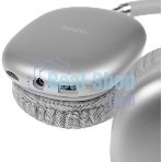 Беспроводные/проводные наушники Hoco W35 Air Triumph серебристый, полноразмерные, Bluetooth + проводной, до 45 ч