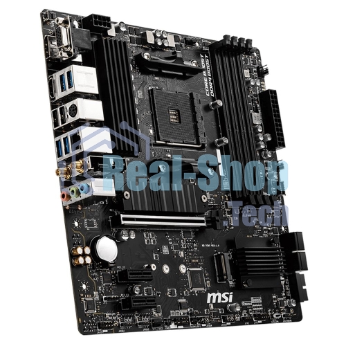 Материнская плата MSI B550M PRO-VDH WIFI, AM4, AMD B550, 4xDDR4, 4xSATA, 2xM.2, 1xPCIe 4.0 x16, 2xPCIe x1, 1xDisplayPort, 1xHDMI, 1xVGA, 1x 1Gb LAN, 2xUSB 2.0, 4xUSB 3.2 Gen 1, 3x3.5 мм, 7.1, mATX