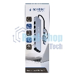 USB-концентратор Gembird UHB-C445, USB/USB Type С, USB 3.0, 4хUSB 2.0, USB Type-C, USB