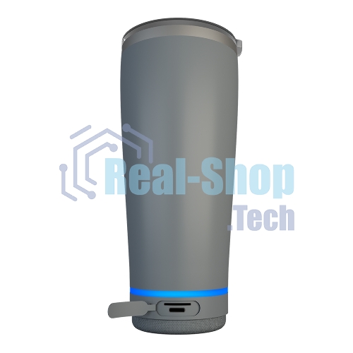 Термокружка с портативной колонкой Soundmax SM-TC001 серый