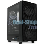Компьютерный корпус HSPD M510, Mesh Mid Tower, черный, TG, 0.5 SPCC, 4x120мм ARGB ATX, mATX, mITX 180/280/160мм 1x2.5