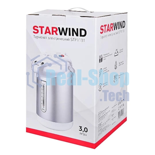 Термопот Starwind STP1131 3 л, 750 Вт, белый