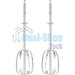 Миксер ручной Vitek VT-HM3001 800 Вт, кремовый