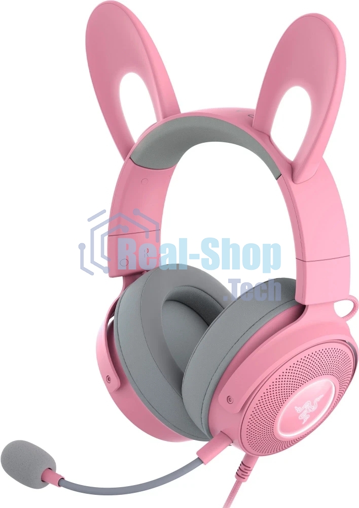 Гарнитура Razer Kraken Kitty V2 Pro розовый, проводная, USB, подсветка