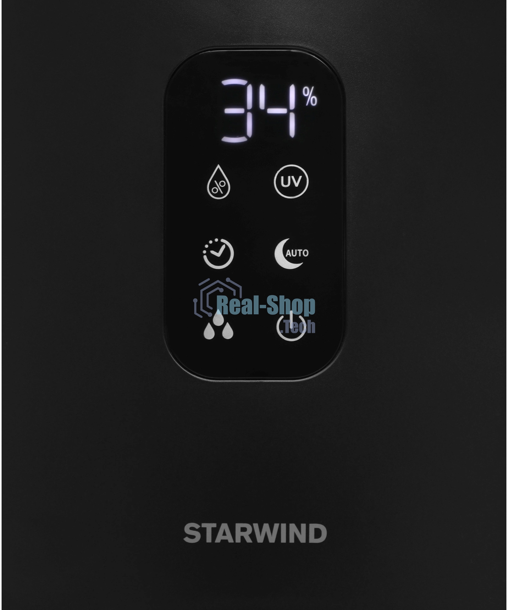 Мойка воздуха Starwind SAW5530 черный, 40 м², 4.5 л, фильтрация, ароматизация