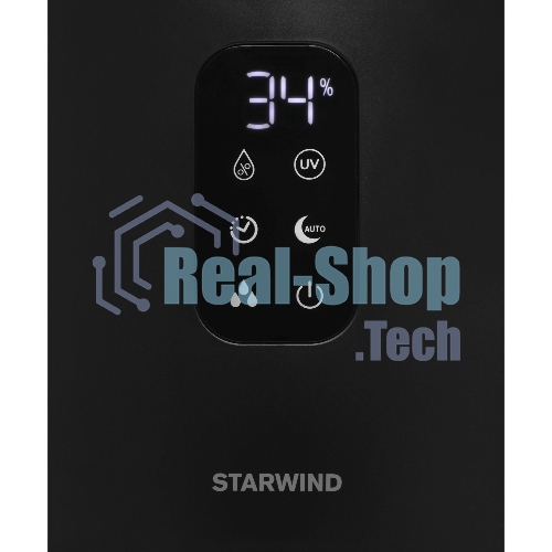 Мойка воздуха Starwind SAW5530 черный, 40 м², 4.5 л, фильтрация, ароматизация